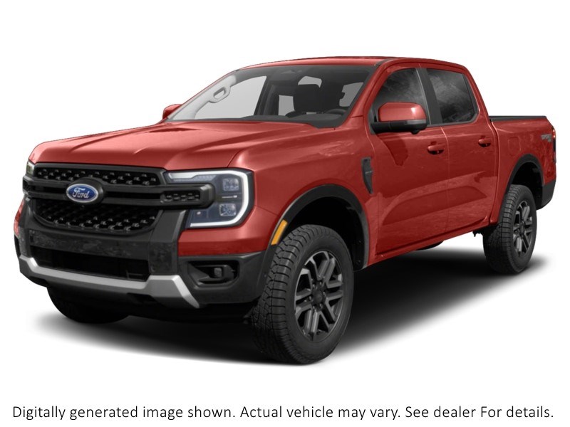 2024 Ford Ranger XLT 4WD SuperCrew 5' Box Hot Pepper Red Metallic Tinted Clearcoat  Shot 3