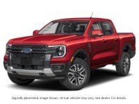 2025 FORD RANGER LARIAT 4WD SUPERCREW 5' BOX Ruby Red Metallic Tinted Clearcoat  Shot 4