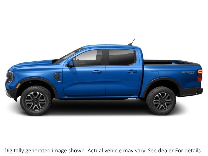 2026 Ford Ranger Lariat 4WD Supercrew 5' Box Velocity Blue Metallic  Shot 3