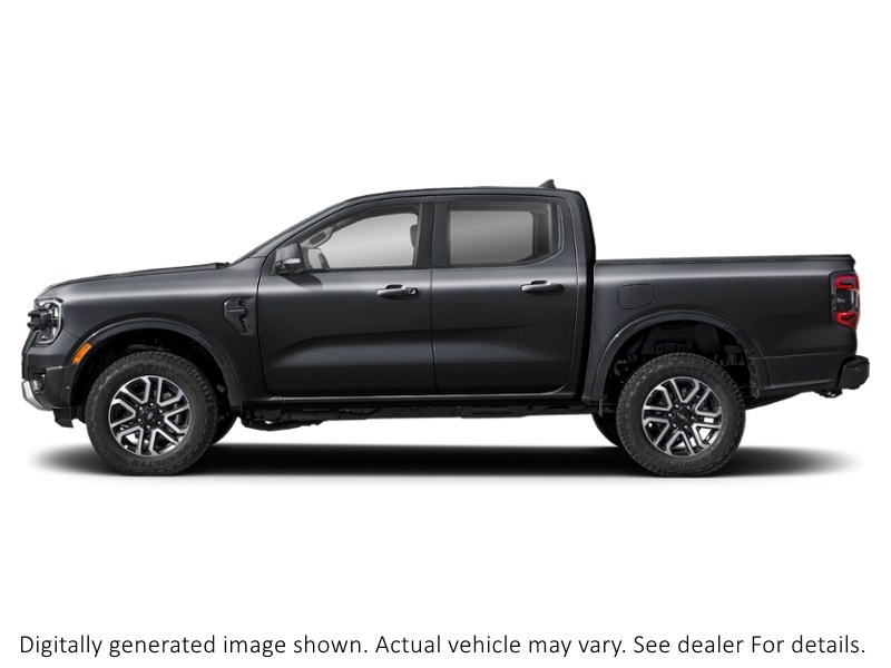 2026 Ford Ranger Lariat 4WD Supercrew 5' Box Shadow Black  Shot 3