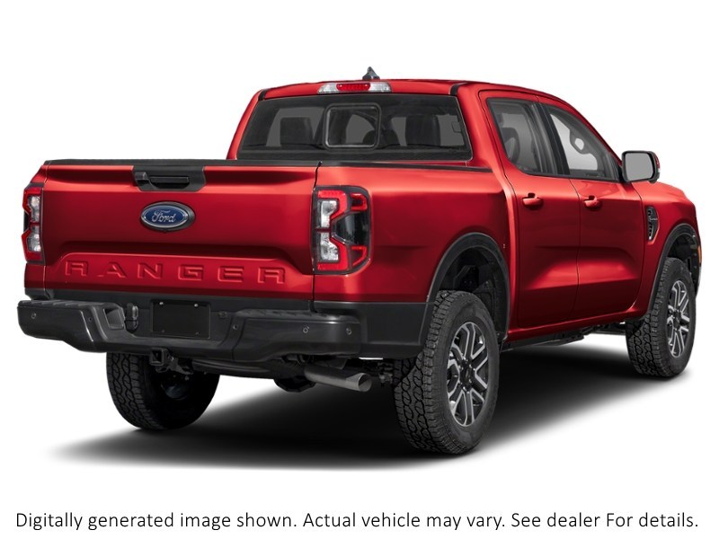 2026 Ford Ranger Lariat 4WD Supercrew 5' Box Ruby Red Metallic Tinted Clearcoat  Shot 6
