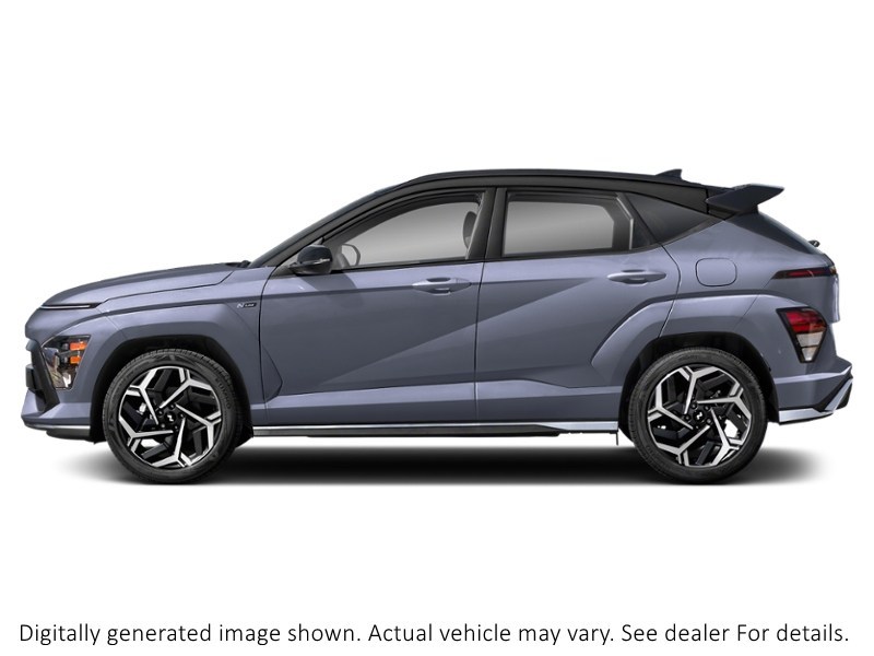 2024 Hyundai Kona 1.6T N Line Ultimate AWD W/Two-Tone Roof Meta Blue w/Abyss Black Roof  Shot 5
