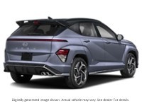 2024 Hyundai Kona 1.6T N Line Ultimate AWD W/Two-Tone Roof Meta Blue w/Abyss Black Roof  Shot 2