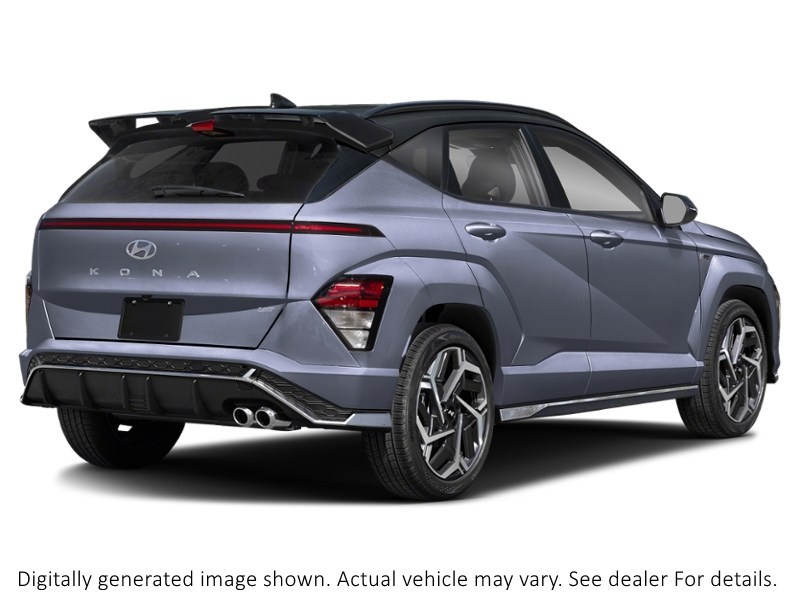 2024 Hyundai Kona 1.6T N Line Ultimate AWD W/Two-Tone Roof Meta Blue w/Abyss Black Roof  Shot 6