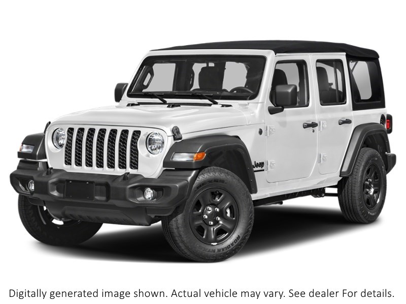2024 Jeep Wrangler Sahara 4 Door 4X4 Bright White  Shot 48