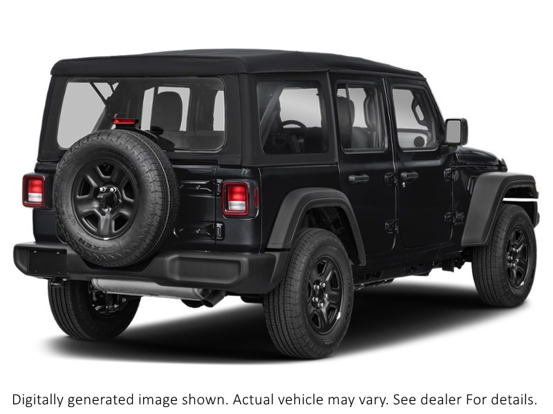 2024 Jeep Wrangler Sahara 4 Door 4X4 Black  Shot 6