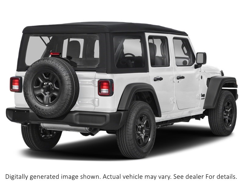 2024 Jeep Wrangler Sahara 4 Door 4X4 Bright White  Shot 46