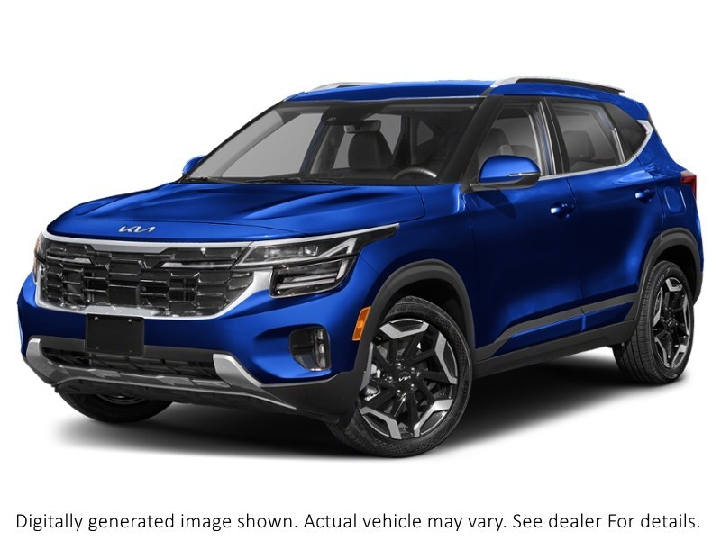 2024 Kia Seltos Sx AWD W/Black Interior Dark Ocean Blue  Shot 13
