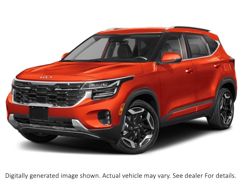 2024 Kia Seltos Sx AWD W/Black Interior Lunar Orange  Shot 27