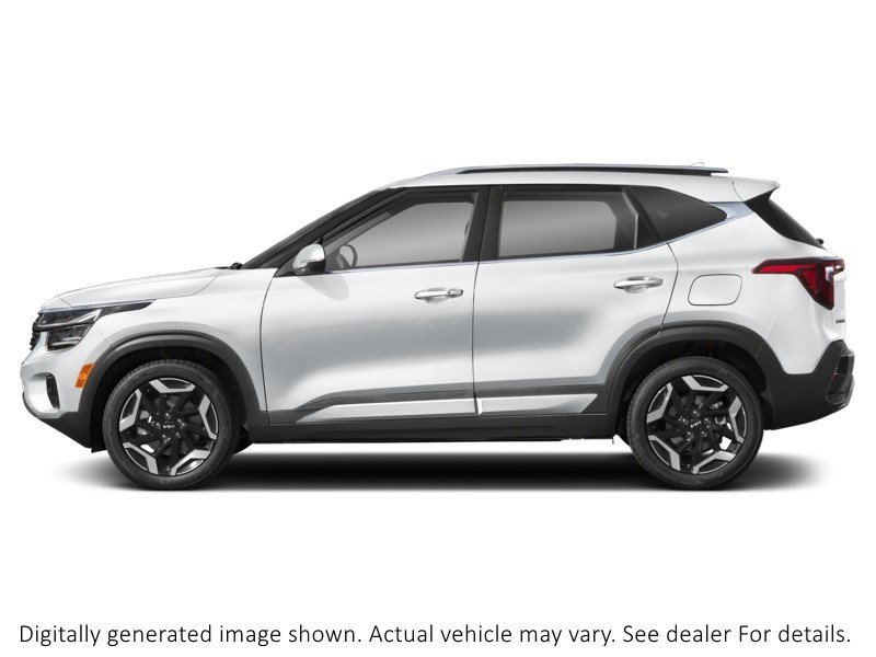 2026 Kia Seltos Sx AWD W/Black Interior Snow White Pearl  Shot 3
