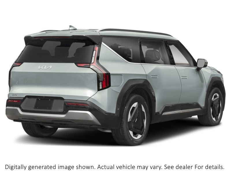 2026 Kia EV9 Land w/Premium Package AWD Ivory Silver  Shot 2
