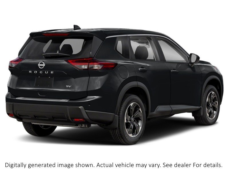 2024 Nissan Rogue AWD SV Moonroof Super Black  Shot 9