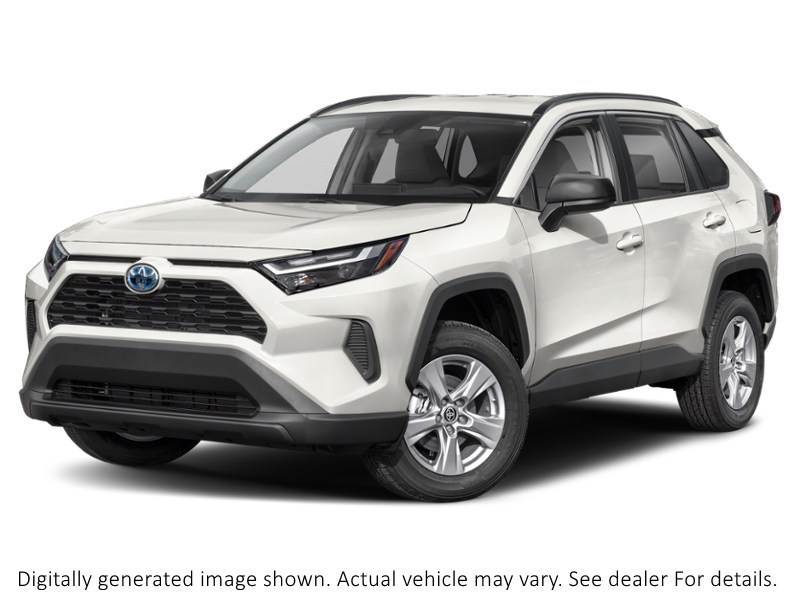 2023 Toyota Rav4 Hybrid Hybrid LE AWD White  Shot 1