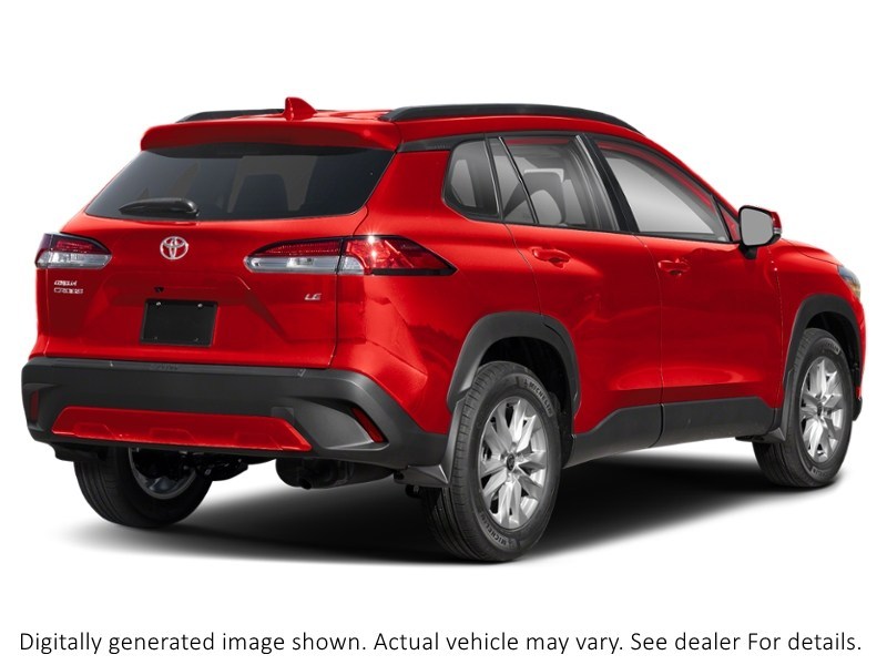 2025 Toyota Corolla Cross LE AWD Soul Red Crystal  Shot 6