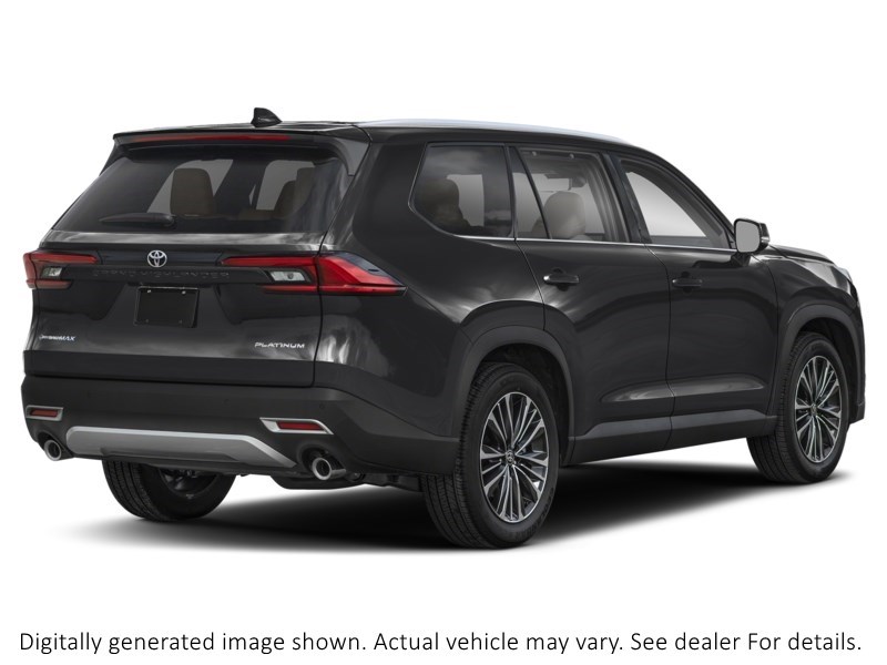 2026 Toyota Grand Highlander Hybrid Hybrid Platinum MAX AWD Midnight Black Metallic  Shot 2