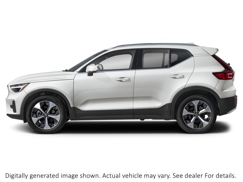 2025 Volvo XC40 B5 AWD Ultra Dark Theme Crystal White Metallic  Shot 12