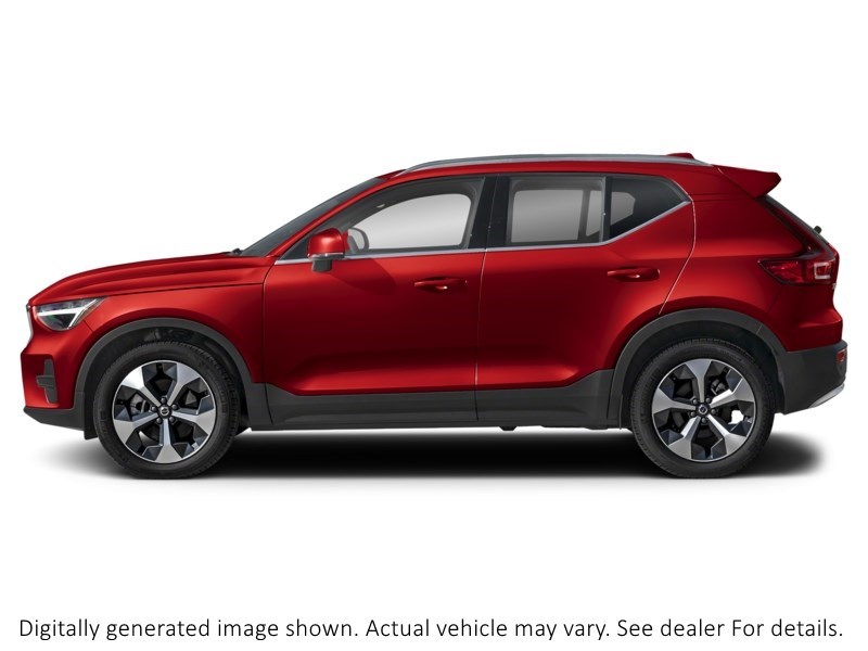 2025 Volvo XC40 B5 AWD Ultra Dark Theme Fusion Red Metallic  Shot 22