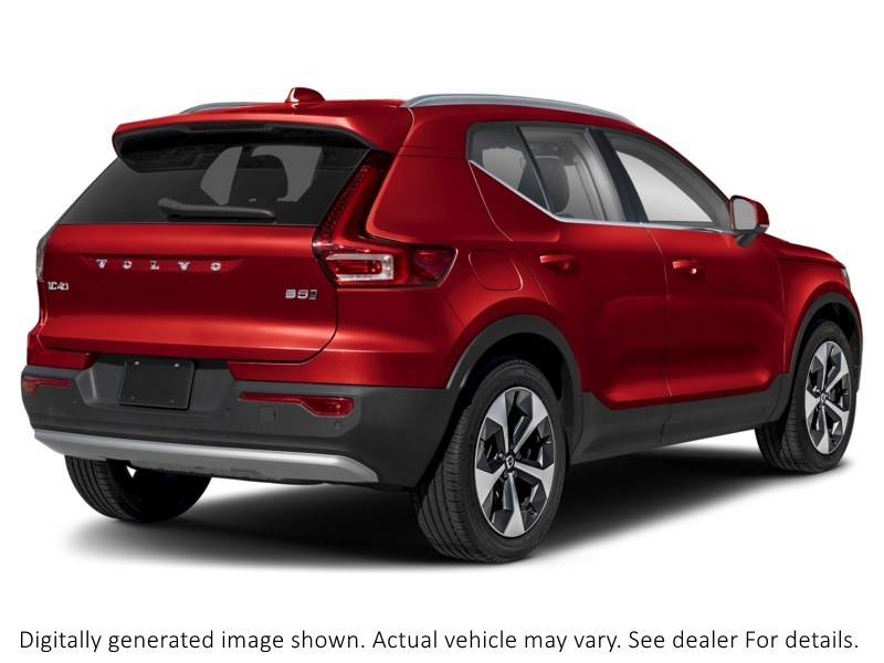 2025 Volvo XC40 B5 AWD Ultra Dark Theme Fusion Red Metallic  Shot 21
