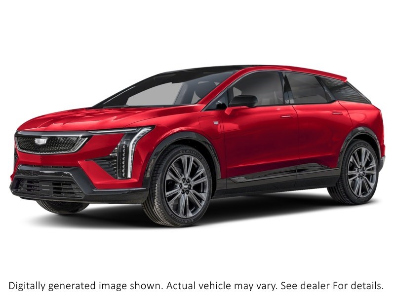 2025 Cadillac OPTIQ AWD 4dr Sport w/1SF Radiant Red Tintcoat  Shot 3