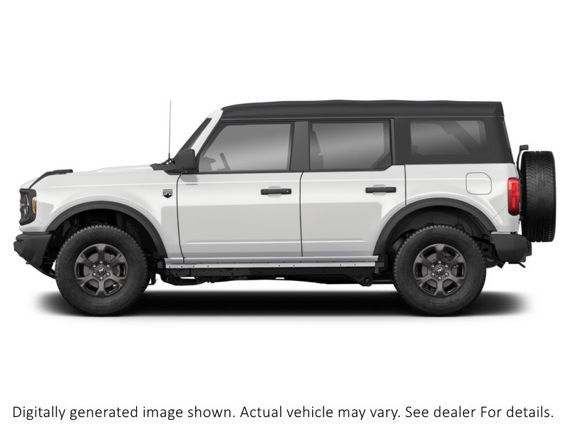 2025 FORD BRONCO BIG BEND 4 DOOR 4X4 Oxford White  Shot 3