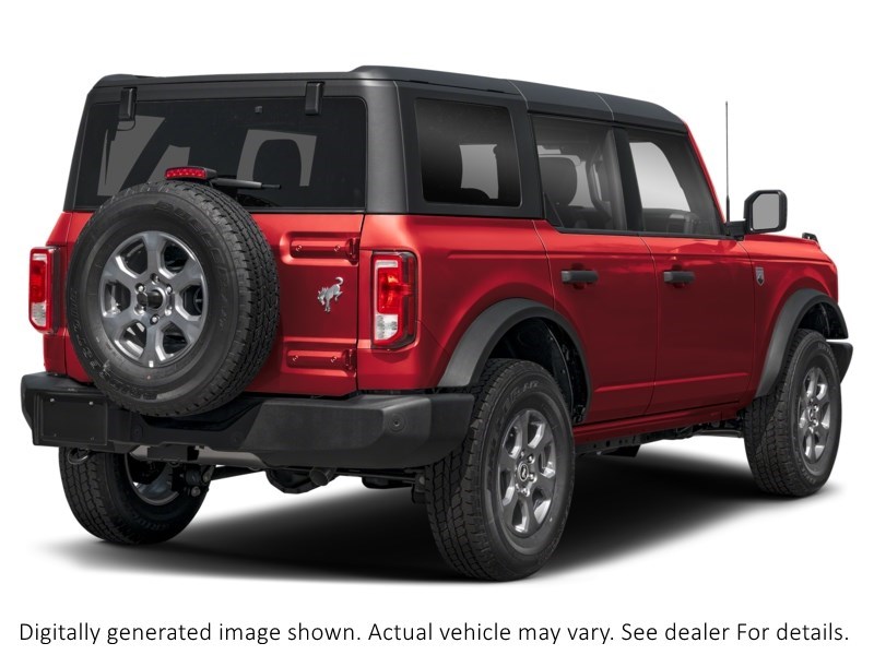 2026 Ford Bronco Big Bend 4 Door 4X4 Ruby Red Metallic Tinted Clearcoat  Shot 15