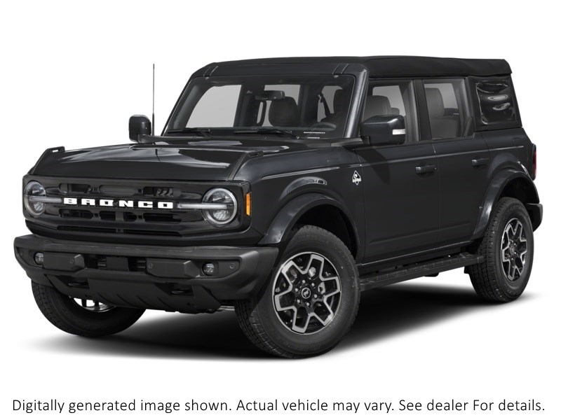 2025 FORD BRONCO OUTER BANKS Shadow Black  Shot 4