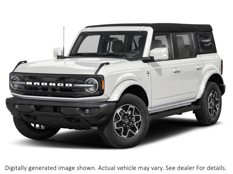 2026 Ford Bronco Outer Banks 4 Door 4X4 Oxford White  Shot 1