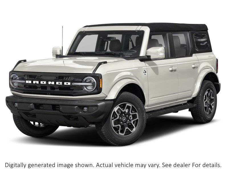2026 Ford Bronco Outer Banks 4 Door 4X4 Wimbledon White  Shot 4
