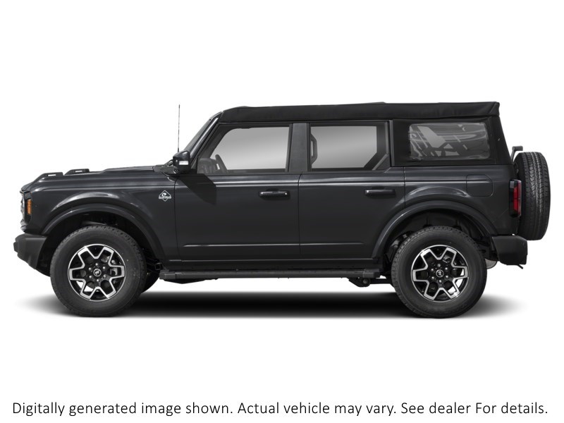 2025 FORD BRONCO OUTER BANKS Shadow Black  Shot 5