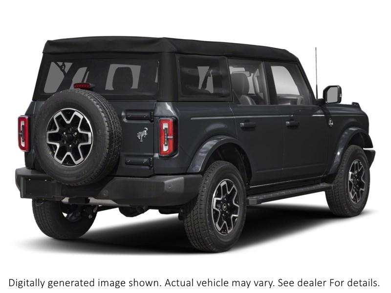 2025 FORD BRONCO OUTER BANKS Shadow Black  Shot 2