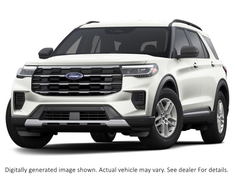 2025 Ford Explorer Active | 4WD | COMF PKG | ROOF | HTD STR WHL | 20s Star White Metallic Tri-Coat  Shot 3