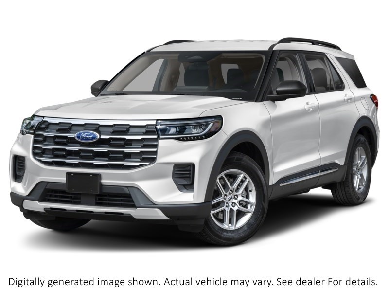 2026 Ford Explorer Active W/200A Pkg 4WD Space White Metallic  Shot 1