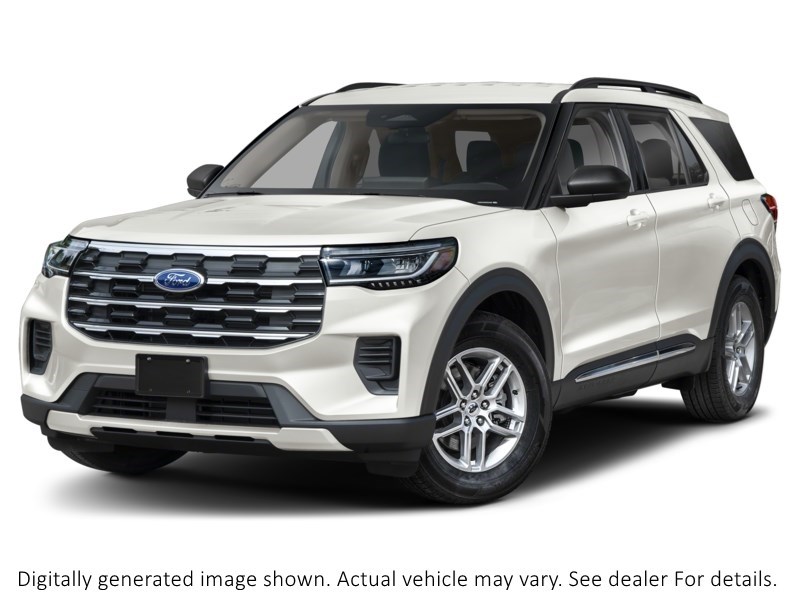 2026 Ford Explorer Active W/200A Pkg 4WD Star White Metallic Tri-Coat  Shot 1