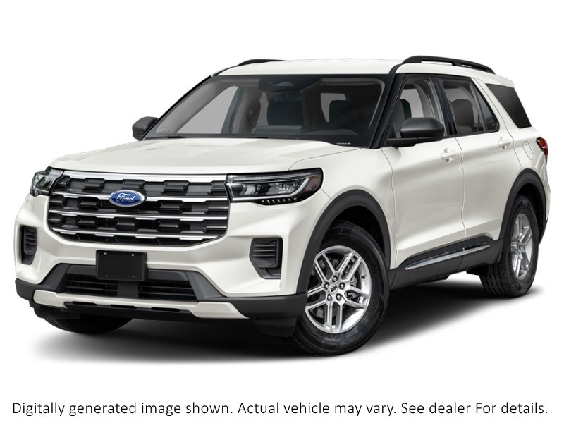 2026 Ford Explorer Active W/200A Pkg 4WD Star White Metallic Tri-Coat  Shot 8