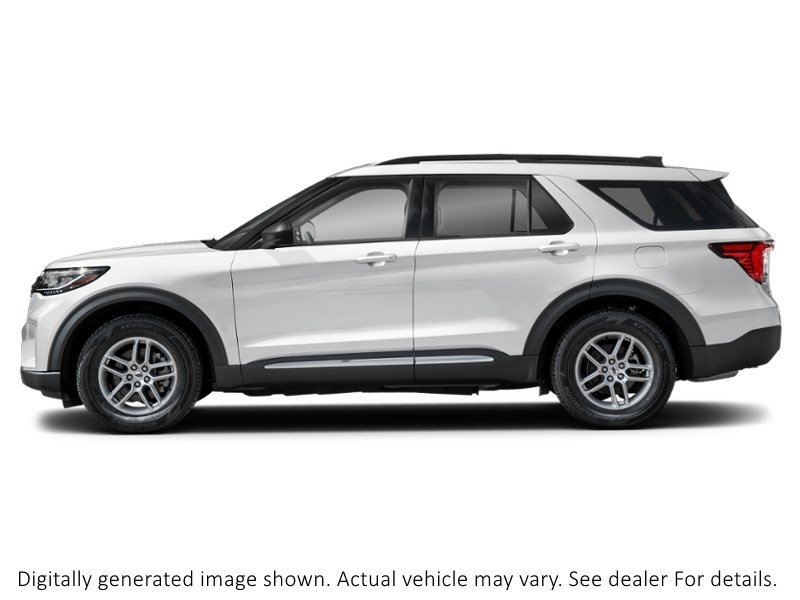 2026 Ford Explorer Active W/200A Pkg 4WD Space White Metallic  Shot 4