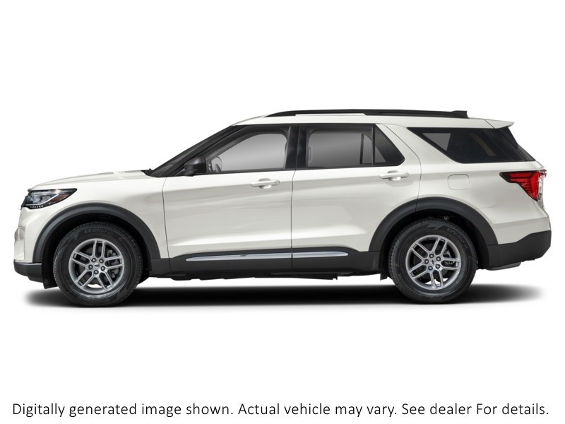 2026 Ford Explorer Active W/200A Pkg 4WD Star White Metallic Tri-Coat  Shot 3