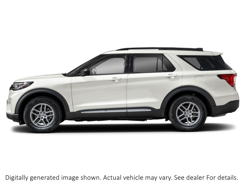 2026 Ford Explorer Active W/200A Pkg 4WD Star White Metallic Tri-Coat  Shot 3