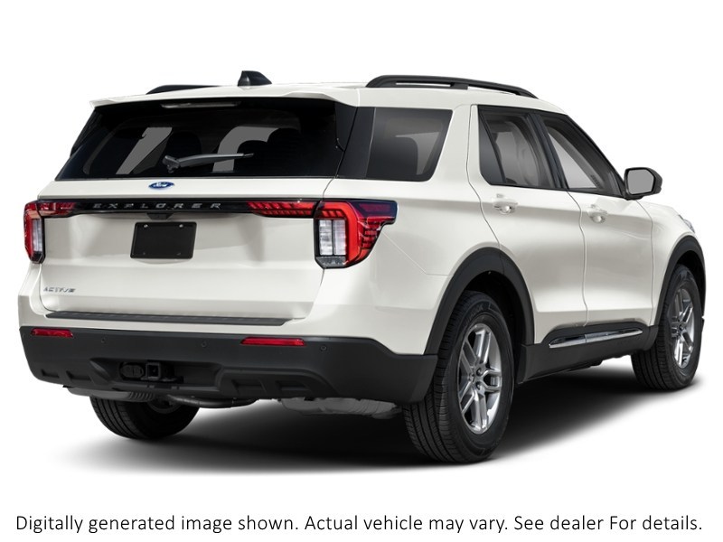 2026 Ford Explorer Active W/200A Pkg 4WD Star White Metallic Tri-Coat  Shot 6