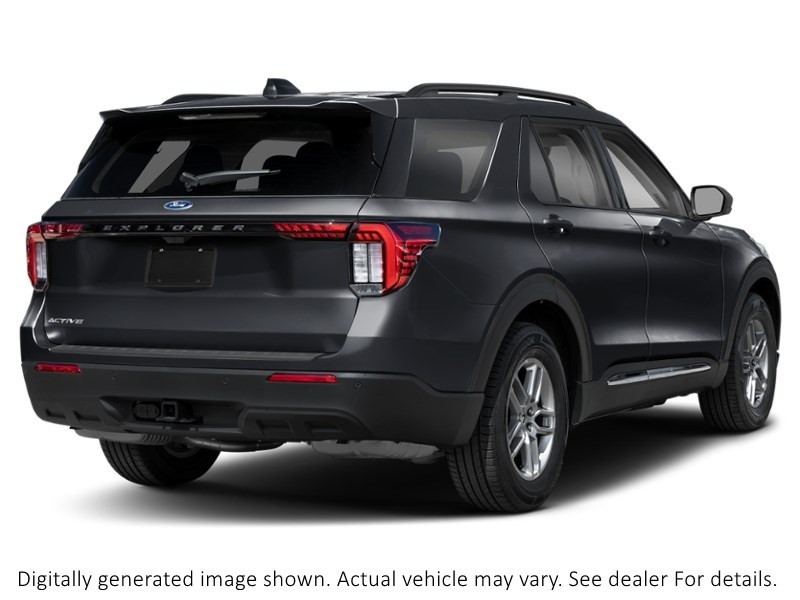 2026 Ford Explorer Active W/200A Pkg 4WD Agate Black Metallic  Shot 25