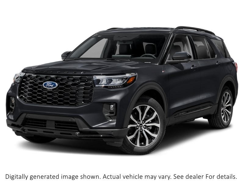 2027 Ford Explorer St-Line 4WD Agate Black Metallic  Shot 4
