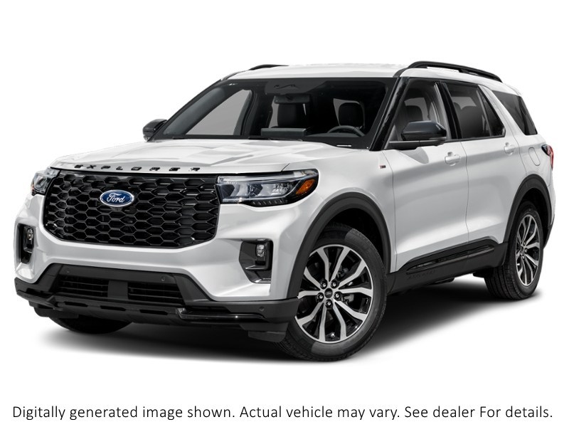 2026 Ford Explorer St-Line 4WD Space White Metallic  Shot 4
