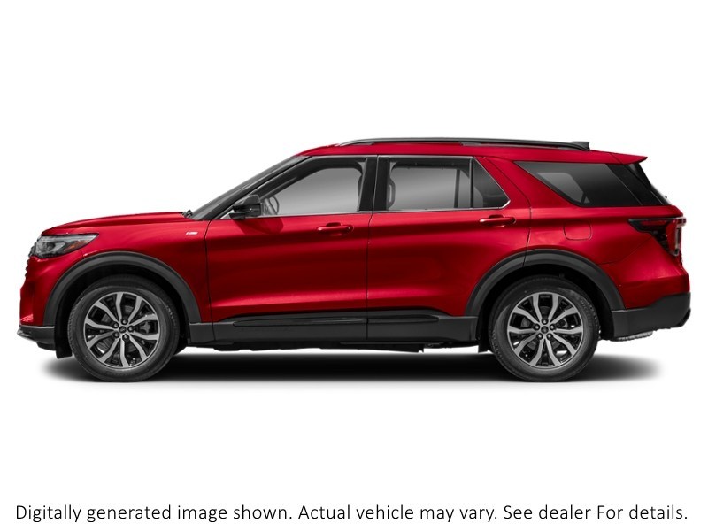 2026 Ford Explorer St-Line 4WD Rapid Red Metallic Tinted Clearcoat  Shot 3