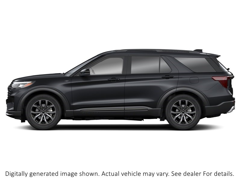 2025 FORD EXPLORER ST-LINE 4WD Agate Black Metallic  Shot 4