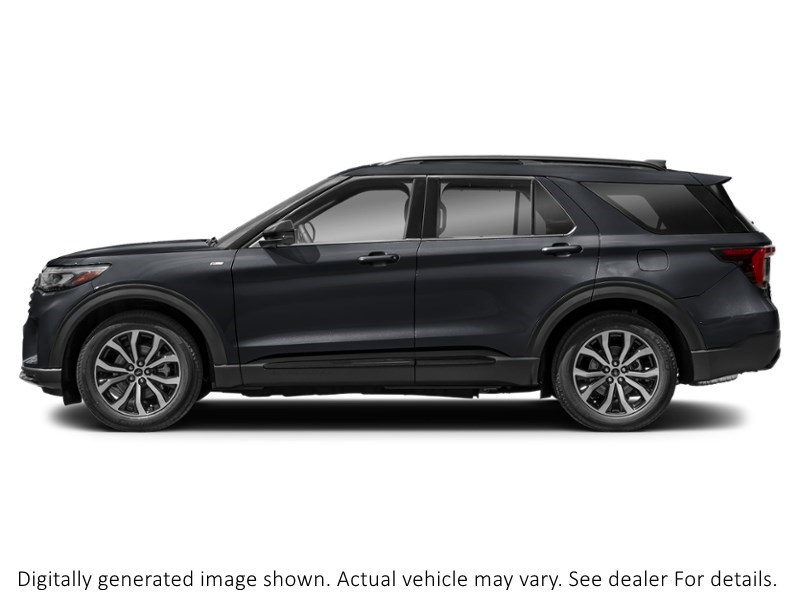 2026 Ford Explorer St-Line 4WD Agate Black Metallic  Shot 3