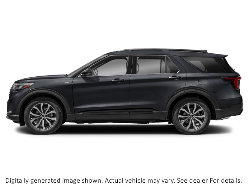 2027 Ford Explorer St-Line 4WD Agate Black Metallic  Shot 3