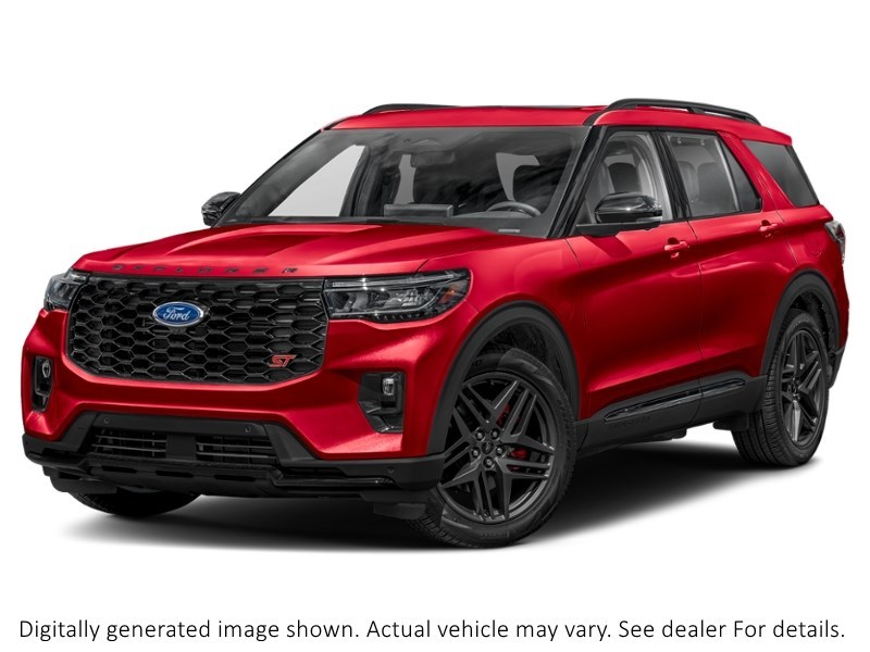 2025 Ford Explorer ST 4WD Rapid Red Metallic Tinted Clearcoat  Shot 7