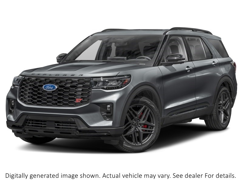 2025 FORD EXPLORER ST 4WD Carbonized Grey Metallic  Shot 1