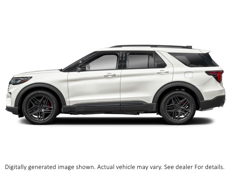 2026 FORD EXPLORER ST 4WD Star White Metallic Tri-Coat  Shot 5