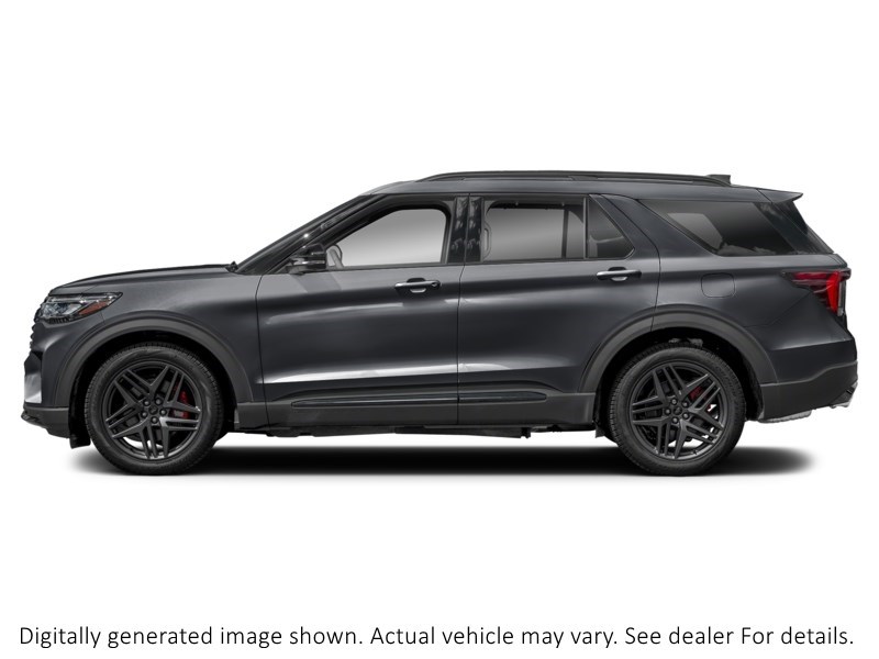 2025 FORD EXPLORER ST 4WD Agate Black Metallic  Shot 3