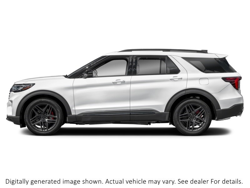2026 Ford Explorer ST | 4WD | ROOF | 360 | ADPTV CRUISE | B&O | 21s Space White Metallic  Shot 3
